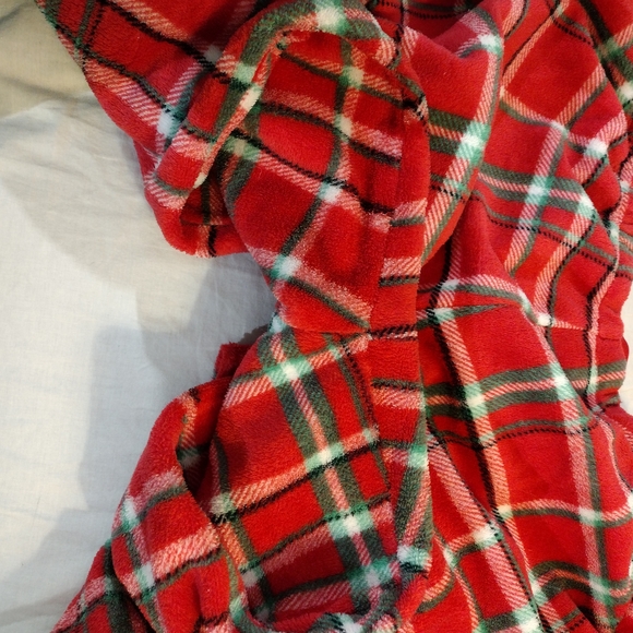 Red Plaid Pajama Pants - Picture 3 of 4